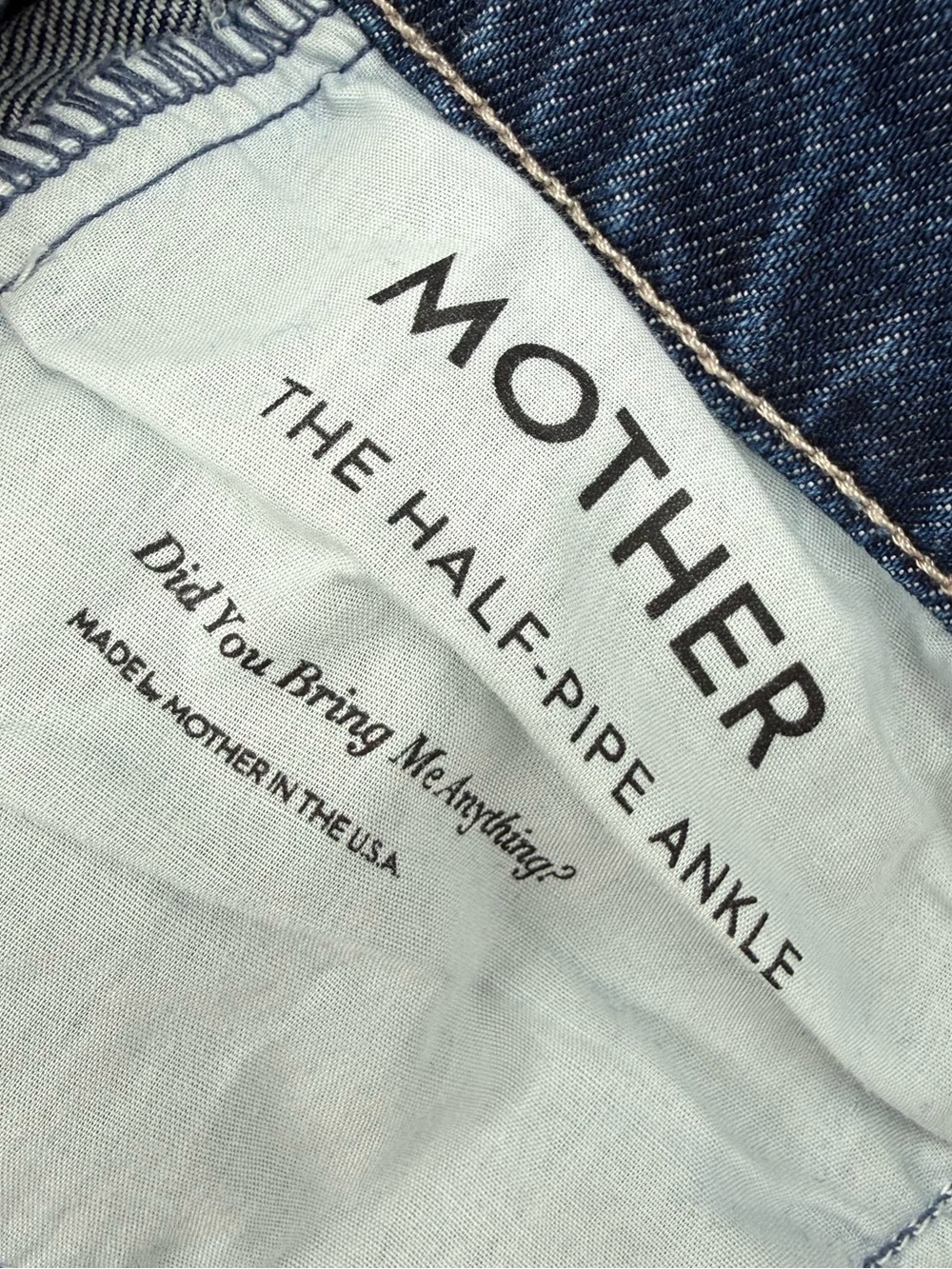 MOTHER The Half Pipe High Rise Ankle Wide Leg Jeans Size 27 - Picture 7 of 10
